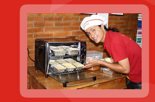 Show pizzerito con pizza, lasagna y galletas para fiestas infantiles.